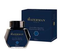 Waterman tinta para pluma estilográficaazul misteriosofrasco de 50 ml