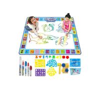 Watermark mat, drawing board - magic board - 150 x 110 cm - spill-free - with water pens - gift toy for children