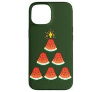 Watermelon Christmas Tree For Healthy Vegetarian Cute Xmas Carcasa para iPhone 15