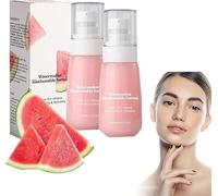 Watermelon Glow Niacinamide Dew Drops Highlighting Serum,Watermelon Niacinamide Serum,Brightening Essence Facial Serum & Priming Liquid Highlighter 2Pcs