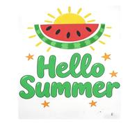 Watermelon Hello Summer - Cubiertas para puerta de lavavajillas (23 x 26 pulgadas)