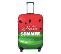 Watermelon Hello Summer - Fundas elásticas para equipaje de viaje, 45,7 a 81,3 cm, Black, L