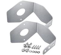 Watermelon Light Bracket - 3.94 Inch Metal Side Mirror Lamp Holder | Angled Stainless Steel Mounting Bracket with Screws for Automotive Turn Lamps on Sedans and Trucks, Ideal for Offroad Travel