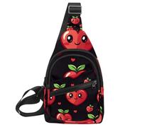 Watermelon with The Sun Sling Bag para mujeres y hombres, bandolera de hombro, mochila de viaje, Multicolor 10, 11.8x7x1.5in/30x18x4cm