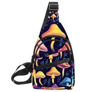 Watermelon with The Sun Sling Bag para mujeres y hombres, bolsa cruzada de hombro, mochila riñonera, bolsa de viaje, Multicolor 18, 11.8x7x1.5in/30x18x4cm