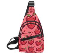 Watermelon with The Sun Sling Bag para mujeres y hombres, bolsa cruzada de hombro, mochila riñonera, bolsa de viaje, Multicolor 09, 11.8x7x1.5in/30x18x4cm