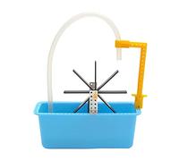 Watermill Juego Experimental Educativo de Motor Eléctrico Manual DIY en para Montaje Batería Expuesta Estructura Abierta Adecuado para Estudio Inf