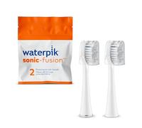 Waterpik Cabezales de cepillo de repuesto de tamaño completo para cepillo de dientes Sonic-Fusion SFFB-2EW, 2 unidades blanco