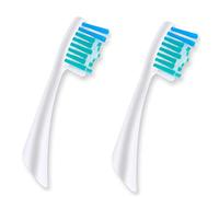 Waterpik Cabezales de Cepillo Nano-Sonic, Repuesto de Cabezales para Cepillo Eléctrico Nano-Sonic, Pack de 2 (ATB-2AB-EU)