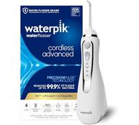 Waterpik Cordless Advanced, Irrigador Dental Eléctrico Portátil, Blanco