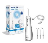 Waterpik Hilo dental inalámbrico Pearl Water Flosser, eléctrico dental herramienta recargable de eliminación de placa dental, limpieza entre dientes, irrigador oral, ideal para viajes o baños pequeños