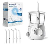 Waterpik WP-660EU Aquarius - Irrigador dental, 100-240V, depósito de agua de 650 ml, Blanco