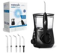 Waterpik WP-662EU Aquarius - Irrigador dental, 100-240V, depósito de agua de 650 ml, Negro