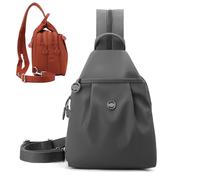 Waterproof 2-Way Commuter Bag, Convertible Travel Bag, Anti-Theft Crossbody Travel Tote Bag, Lightweight, 30x21x14cm (Gray)