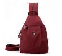 Waterproof 2-Way Commuter Bag - Convertible Travel Bag, Oxford Large Capacity Anti-Theft Shoulder Bags for Work & Travel (Wine Red)