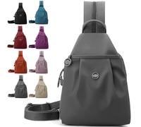 Waterproof 2-Way Commuter Bag, Large Capacity 3-in-1 Multifunctional Sling Bags for Backpack/Shoulder/Crossbody (D)