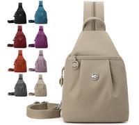 Waterproof 2-Way Commuter Bag, Large Capacity 3-in-1 Multifunctional Sling Bags for Backpack/Shoulder/Crossbody (C)