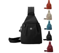 Waterproof 2-Way Commuter Bag, Small Backpack for Women, Convertible Anti-Theft Tote, Oxford Cloth Travel Daypack (Black)