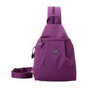 Waterproof 2-Way Commuter Bag with Anti-Theft Design, Convertible Travel Backpack Tote for Daily Commuting, Urban Life (Purple)
