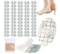 Waterproof Anti-Wear Foot Care Protection Pad,Zealburst Self Adhesive Invisible Heel Anti-Wear Sticker,Heels Stickers Transparent Thin,For Prevent Heels Rubbed (Transparent, D-200Pcs)
