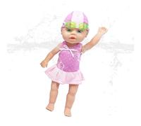 Waterproof Battery-Powered Floating Baby Doll Toy for Bath and Pool, Interactive Swimming Figure for Girls and Boys, Indoor Outdoor , Travel Friendly Nursery Bath Time Companion, Safe Fun