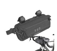 Waterproof Bike Handlebar Bag - 2L Cycling Storage Pouch for Daily Commute Use | Oxford Fabric with Adjustable Strap System, Handlebar Carrier Pouch, Portable Front Mount for Organizer Outdoor Ride