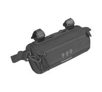 Waterproof Bike Handlebar Bag 2L Cylindrical Cycling Front Frame Bag With Reflective Strip Detachable Shoulder Strap Waterproof Zipper Polyester Bicycle Top Tube Storage Pouch 23x11cm Outdoor Riding