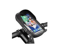 Waterproof Bike Phone Mount, 360 Rotating Bike Phone Holder, Handlebar Frame Bag with Touchscreen and Sunshade