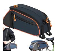 Waterproof Bike Saddlebag, Expandable Rear Seat Pack, Water Resistant Cycling Storage Pouch, Tail Bag for Mountain, Road, Folding Bikes, Commuting, Outdoor Rides, Travel, 14.17x6.3x5.91 Inches