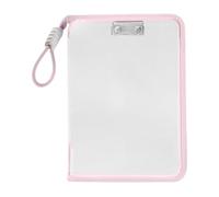 Waterproof Book Sleeve, Clear Pouch Bag, Protective Storage Organizer, Sturdy File Holder Design, Stationery Carrying Case for Classroom, Student, Documents, Planner, Notebook, 12.99x9.06x1.18 inches