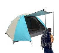 Waterproof Camping Tent, 2 Person Dome Shelter, Polyester Oxford Cloth Double-Thick Fabric, Portable Tent with Carry Bag, Weather Resistant Easy Setup for Outdoors & Sleepovers, 84x52x43
