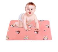 Waterproof Changing Pad - 50x70cm Easy Storage Todddler Bed Mat Waterproof Changing Diaper Pad,Double-Sided Comfort Night Time Bed Protector For Period Women And Seniors For Cars, Nursery