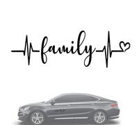 Waterproof Die Cut Window Decal - Stick Family Car Decals for Cars Trucks,Exquisite Fashionable Car Body Rear Window Decals for Bumper