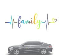 Waterproof Die Cut Window Decal - Stick Family Car Decals for Cars Trucks,Exquisite Fashionable Car Body Rear Window Decals for Bumper