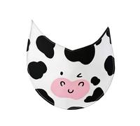 Waterproof Dog Bib Cow Pattern Adjustable Drool Towel Handkerchief Pet Bandana Collar Protector Grooming Costume Accessory Cute Outfit Photo Holiday Wear Suitable Ideal For Easte