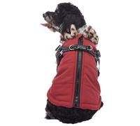 Waterproof Dog Vest, Reflective Winter Warm Coat Pet Puppies, Built In Harness, Pet Clothes with Reflective Stripes, Ideal For Small, Medium, Large Dogs, Comfortable and Durable