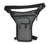 Waterproof Drop Leg Bags - Drop Leg Bag Pack Hip Cycling Supplies | Adjustable Bum Bag | Thigh | Pack Motorcycle Accessories with Adjustable Tightness for Key Raincoat Cell Phone, gris, Fare