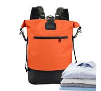 Waterproof Duffel Bag, Travel Backpack for Men, 25L Roll Top Closure with Heavy Duty Bags, Home Accessories for Hiking, Camping, Outdoor, Mountaineering, Trekking, Beach, Sports, 10.6x6.1x15.8 Inches