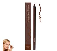 Waterproof Duo Sharpenable Eye Pencil Chocolate And Plum Eyeliner Duo, 24 HR Waterproof Eyeliner Sharpenable Eye Pencils, Long-Lasting No Smudging (Bronze)