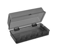Waterproof Extension Box, Weatherproof Cord Protector, Outdoor Cable Safety Case Lockable Design, Heavy Duty Electrical Connection Cover for Christmas Holiday Lights Garden Outdoor Use 9.25x5.35 Inch