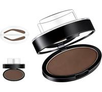 Waterproof Eyebrow Stamp Set,Eyebrow Stamp Powder (A#-Dark Brown) | Eyebrow Seal Stamp Powder,Quickly Customize Eyebrow Shape,Waterproof,Sweat-Proof,Beginner-Friendly Brow Defining Tool