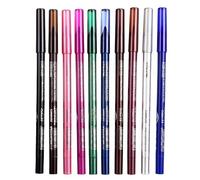 Waterproof Eyeliner, Smudgeproof Pencil, Portable Long-Lasting Eye Makeup, 10 Pieces Eyeshadow Pens, Smooth Precision Application, Quick Dry Beauty Tool Set, Makeup Gift for Women Travel Party Use