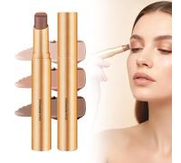 Waterproof Eyeshadow Stick - Eye-Shadow, 3-in-1 Easy Eyeshadow Stick, Gradient Pencil with Glitter Finish, Cosmetic Tool Portable Use (01 Matte bright earth color)