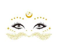Waterproof Face Stickers Cute Colorful Festival Makeup Decals Multipurpose | Cute Colorful Face Decals Add Festive Style With Waterproof Wear | Multipurpose Stickers For Parties, Festivals, Cosplay