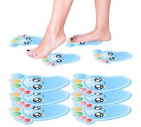 Waterproof Floor Decals, Waterproof Wall Stickers, 15 Pairs Educational Decoration for Classroom, Easy Peel and Stick Design for Safety and Learning Kindergarten Preschool Room Playroom Hallway