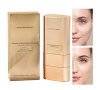 Waterproof Foundation Stick, Hydrating Cream Concealer, 15g Long Lasting Makeup Base with Coverage, Natural Blend Cosmetic Tool, Modern Beauty Design Style, Cosmetic for Women Face Wedding Dating