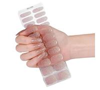 Waterproof Gel Nails Stickers Not Needed Heat Lamp Flexible Design for Long Lasting Manicure with Various Patterns Quickly Dry Nail Art Stickers ABS