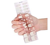 Waterproof Gel Nails Stickers Not Needed Heat Lamp Flexible Design for Long Lasting Manicure with Various Patterns NonChip Flexible Nail Decals