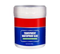 Waterproof Glue Sealant Clear - 500g Strong Bonding Leak Repair Adhesive, Anti-Leakage Sealant Agent for Wall Roof Pipe Bathroom Kitchen Tile Crack Waterproofing Coating