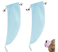 Waterproof Hair Sleeve for Long Hair: Reusable Adjustable Crown Wash Shower Cap Protects Ponytails and Braids, Quick Root Refresh for Shower, Pool, Gym, and Travel, Time Saver (Mixed#4)